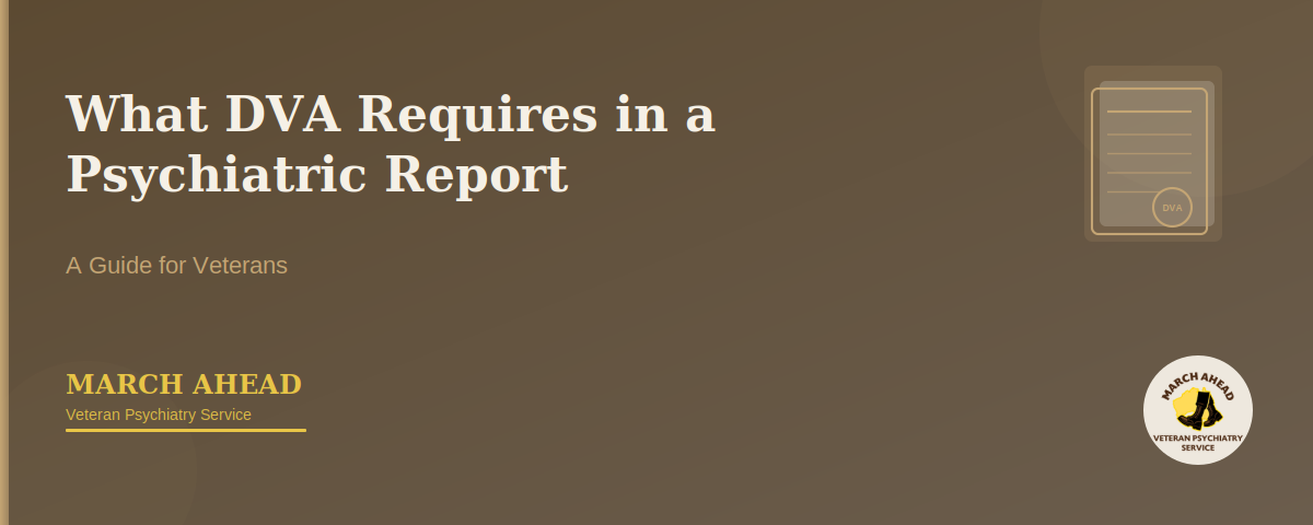 DVA Psychiatric Report Requirements: What Veterans Should Know